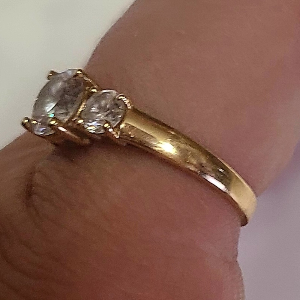 14k solid real gold ring